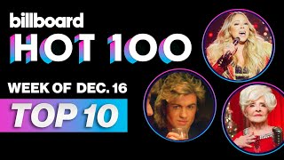 Hot 100 Chart Reveal Dec16  Billboard News [upl. by Inihor]