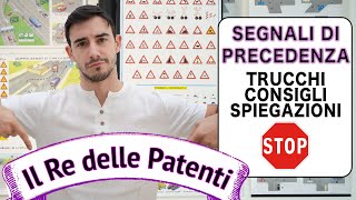 SEGNALI DI PRECEDENZA  IL RE DELLE PATENTI  PATENTE B  ESAME DI TEORIA [upl. by Dawn101]