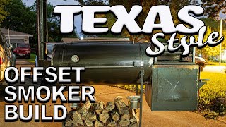 Texas Style Smoker Build  Chuds BBQ [upl. by Salita823]