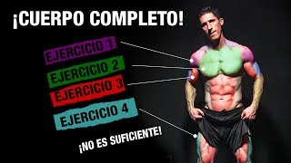 La RUTINA PERFECTA CUERPO COMPLETO Sets y Repeticiones Incluidas [upl. by Solorac267]