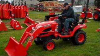 Kubota BXSeries Loader Installation [upl. by Enirol82]