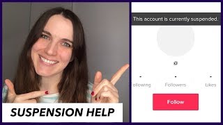 Suspended on TikTok Account and Live Suspension Help [upl. by Yecniuq]