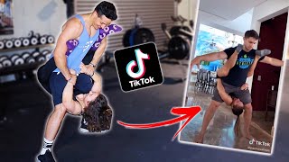 LES PIRES DÉFIS TIKTOK EN COUPLE  ça fait peur ft TiboInShape [upl. by Berkeley662]