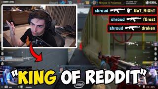 When SHROUD used to be CSGOs King of Reddit [upl. by Nudnarb]