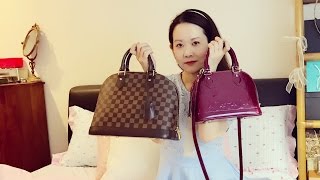 Louis Vuitton Alma PM review  comparison with Alma BB  what fits [upl. by Codel]