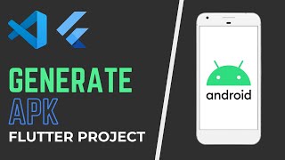 How to generate APK file in Flutter  Visual Studio Code  LATEST  2021 [upl. by Yar]