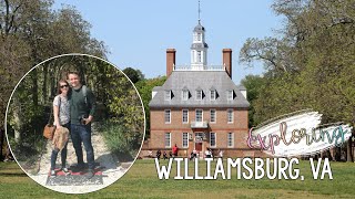 WILLIAMSBURG VIRGINIA Adventure  Visiting Colonial Williamsburg Vlog [upl. by Acinelav363]