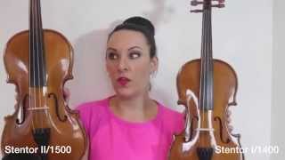 Stentor I vs Stentor II 1400 vs 1500 Violin REVIEW [upl. by Schwitzer]