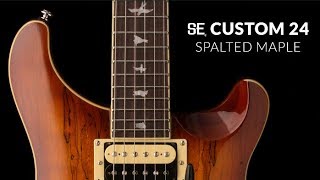 The SE Custom 24 Spalted Maple  PRS Guitars [upl. by Onid]