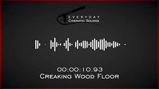 Creaking Wood Floor  HQ Sound Effects [upl. by Hardy]