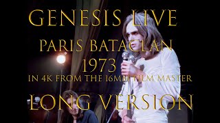 Genesis live Paris Bataclan 1973 long version 16mm master in 4k [upl. by Gilman]