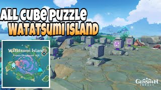 All Cube Puzzle Watatsumi Island  Genshin Impact [upl. by Amato]