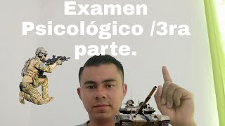 🇮🇹Examen Psicológico3ra parte [upl. by Yekciv]