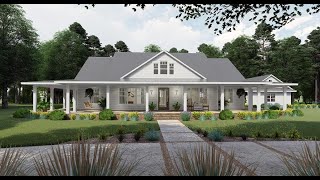 McKay House  Ranch House Plan  Country Floor Plan [upl. by Bearnard]