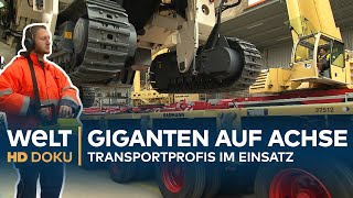 GIGANTEN auf Achse  TRANSPORTPROFIS im Einsatz  HD Doku [upl. by Nariko]