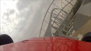 Formula Rossa POV  Ferrari World [upl. by Enelyar41]