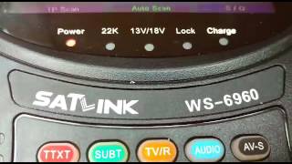 Apontamento fácil com SatLink WS6960 [upl. by Nadirehs]