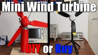 Mini Wind Turbine  DIY or Buy [upl. by Rockwell895]