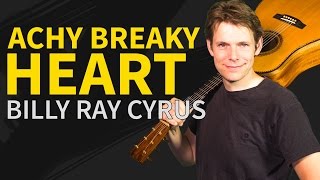 How To Play Achy Breaky Heart Guitar Lesson  Easy Guitar Tutorial [upl. by Hilliard30]