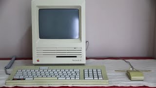 Apple Macintosh SE Startup with HD Sound [upl. by Yttocs]