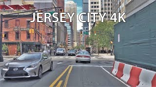 Driving Downtown  Jersey City 4K  USA [upl. by Aneger]