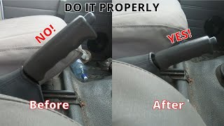 How To Adjust The Hand Brake On A 79 Series Landcruiser [upl. by Chicoine]