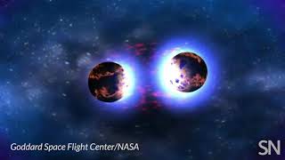 Two neutron stars collide  Science News [upl. by Portwine]