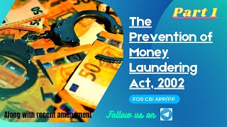 Prevention of Money Laundering Act 2002  CBI APPPP  Preamble amp Chapter 1  Part 1 [upl. by Ikoek686]