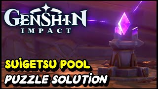 Genshin Impact  Electro Relay Suigetsu Pool  Watatsumi Island Puzzle Solution [upl. by Tlaw393]