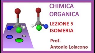 CHIMICA ORGANICA  Lezione 5  Isomeria [upl. by Anaet]