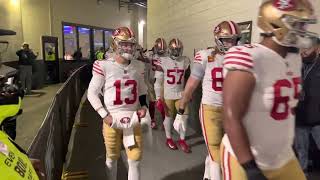 🚨 49ers NFC Championship boombox entrance in Philadelphia [upl. by Shih]