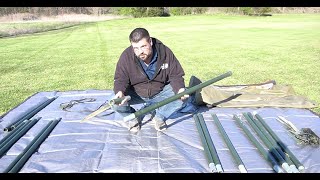 Military mast field antenna setup [upl. by Yenwat]