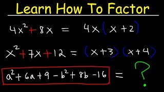 Factoring Trinomials amp Polynomials Basic Introduction  Algebra [upl. by Nahs]