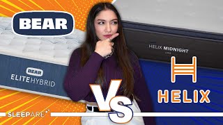 Bear Elite Hybrid VS Helix Midnight Luxe Mattress Review amp Comparison 2024 [upl. by Neuburger429]