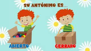 Los antónimos para niños [upl. by Aneleh]