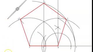 Pentagono regolare dato il lato [upl. by Constantina]