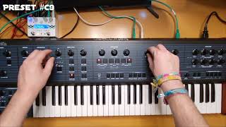 Behringer UBXa Favourite Presets Sound Demo [upl. by Etnod887]