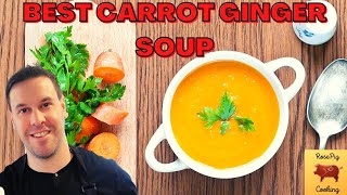 Carrot Ginger Soup With Coconut Milk [upl. by Nibor]