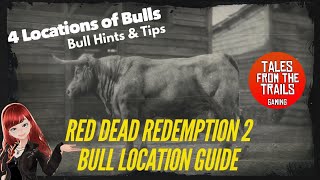 🗣Red Dead Redemption 2 Where to find Bulls  Location Guide Devon Bull Hereford Bull Angus Bull [upl. by Peednas]