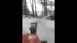 Kubota L5740 with 6 L2195 snowblower [upl. by Haydon988]