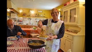 LE TAGLIATELLE AI FUNGHI DI BORGOTARO  RICETTA DELLA NONNA MARIA [upl. by Enilemme284]