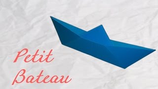 Origami  Un petit bateau  Small boat paper  HD [upl. by Katti566]