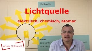 Lichtquelle  Physik  Optik  Lehrerschmidt [upl. by Ambrosia114]