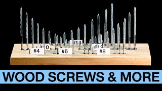 Wood Screw Sizes Explained  A Beginners Guide [upl. by Hayyim]