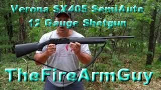 Verona SX405 SemiAuto 12 Gauge Shotgun  TheFireArmGuy [upl. by Iraj399]