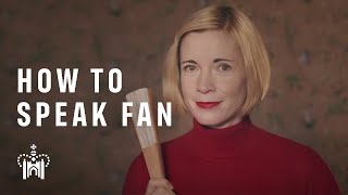 How To Speak Fan  with Lucy Worsley [upl. by Annaiuq]