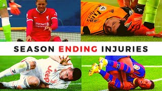 Season Ending Injuries in Football 2020  2021 [upl. by Mariya998]