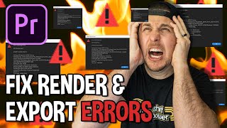 How To Fix Adobe Premiere Render and Export Errors 2023 [upl. by Brockwell139]