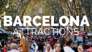 10 Top Tourist Attractions in Barcelona  Travel Video [upl. by Naimad134]