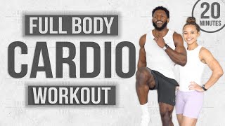 20 Minute Full Body Cardio Workout High Intensity With Modifications [upl. by Margot948]